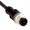Kabel ke snímači M12/4piny, Přímý, Samec, délka 5m, PUR, QE12-W4F5-U, Lanbao